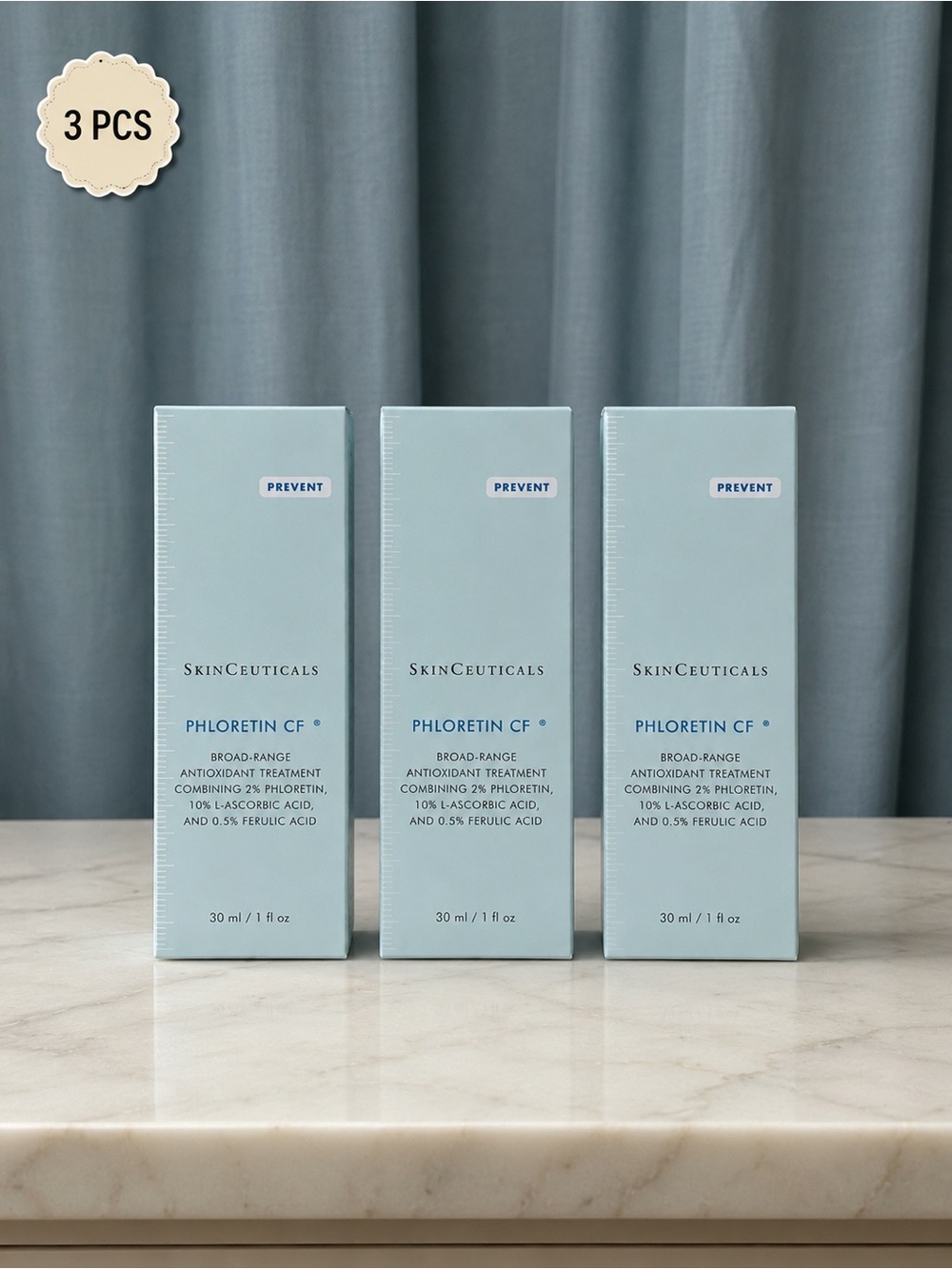 SkinCeuticals Phloretin CF Serum - Light Blue Packaging (3 Pack)